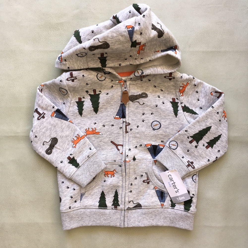 NEW W/Tags Carter's Fleece Nature Sweatshirt